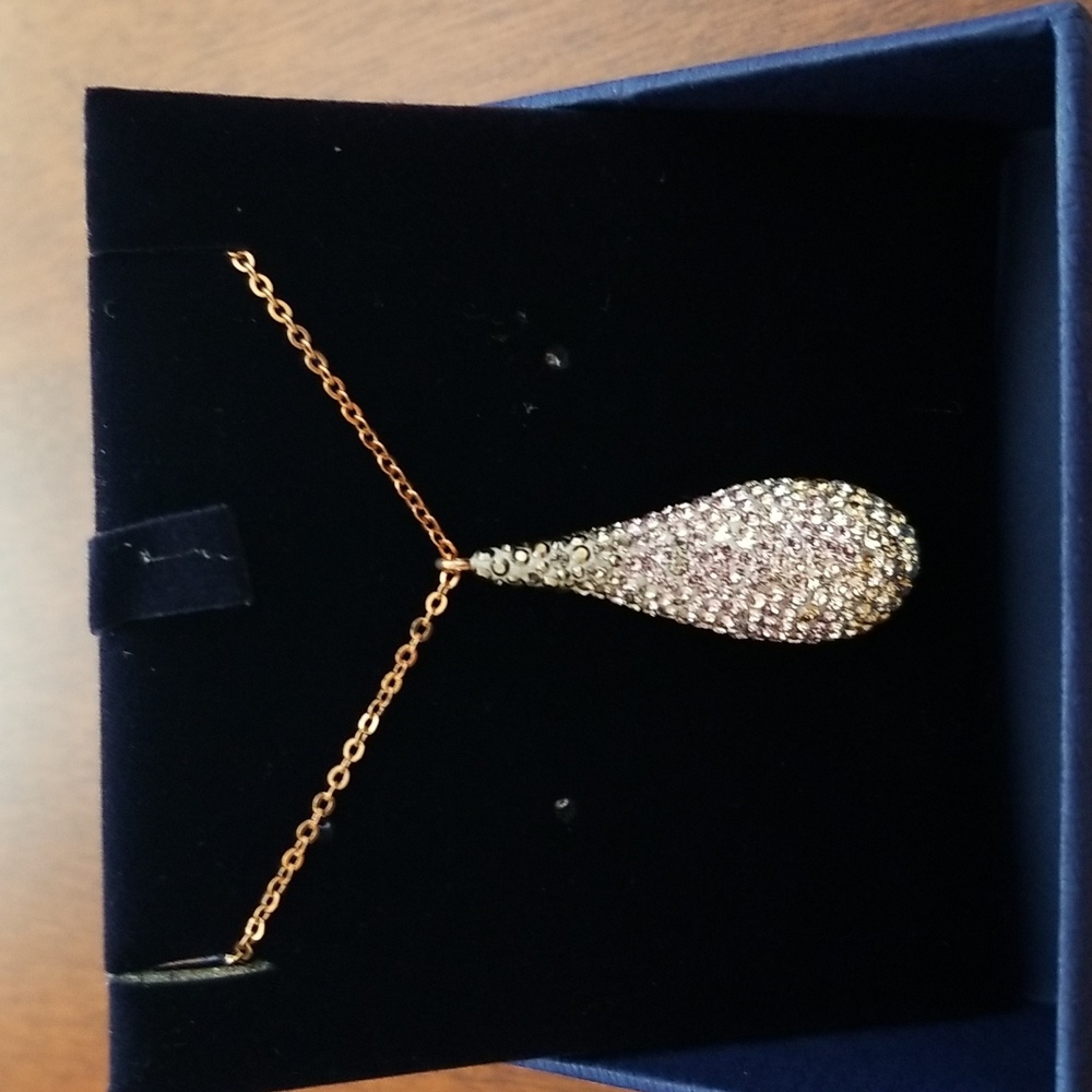 NIB Swarovski Abstract Teardrop Pendant